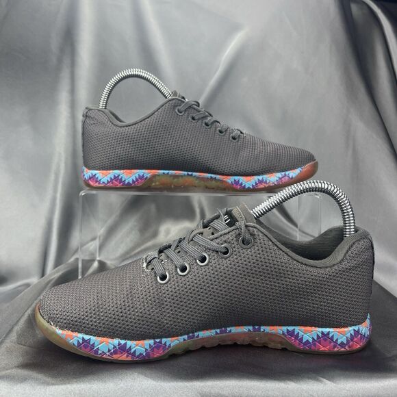 NOBULL Outwork Patchwork Trainer Shoes Men’s 6 Women’s 7.5 Gray Gum Superfabric - Picture 8 of 13